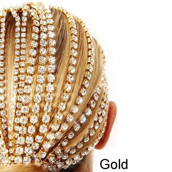 NEW Sparkling Bling Swarovski Crystal Rhinestone Hair Accessories + FREE… - Picture 2 of 6